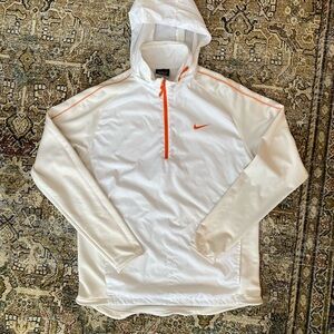 Nike Golf White Jacket with Orange Detail
